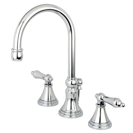 Kingston Brass 8" Widespread Bathroom Faucet, Chrome KS2981AL